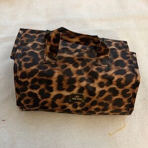 JM New York Leopard Print Cosmetic Bag